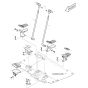 Foot Pedal Valve K1013952C for Doosan Daewoo DX27Z DX30Z DX35Z Excavator