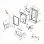 Front Window Glass 205-54-71211 for Komatsu Excavator PC60-5 PC80-3 PF3-1 PF5-1 PW100-3 PW150-1 PW200-1 PW210-1 PW60-3
