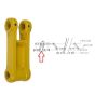 H-Link 8076541 for Hitachi Excavator IZX200 ZX180W ZX190W-3 ZX200 ZX200-3 ZX200-5G ZX210W ZX210W-3 ZX220W-3 ZX225US ZX225US-3 ZX225USR ZX225USR-3 ZX240-3