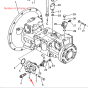 Hydraulic Gear Pump 704-23-30601 704-23-30600 for Komatsu Excavator PC400 PC400-3 PC400-5 PC400-5 PC410-5