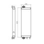 Hydraulic Oil Cooler 21K-03-72130 21K-03-72140 21K-03-72150 for Komatsu Excavator PC160LC-7E0 PC160LC-8 PC180LC-7-E0 PC190LC-8