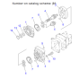 Triple Hydraulic Pump 705-41-08090 7054108090 for Komatsu Excavator PC50UU-2 PC40-7 PC40T-7 PC40R-7