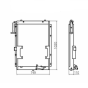 Hydraulic Oil Cooler 11N6-40031 11N640031 for Hyundai Excavator R210LC-7 R210-7(INDIA)
