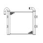 Hydraulic Oil Cooler 20P-03-81212 890001553 for Komatsu Excavator PC20R-8 PC25R-8 PC27R-8