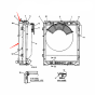 Hydraulic Oil Cooler 2452U432S2 for Kobelco Excavator SK300-2 SK300-3 SK300-4 SK300LC-2 SK300LC-3 SK300LC-4