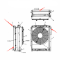 Hydraulic Oil Cooler LC05PU0002S002 for Kobelco Excavator SK300-4 SK300LC-4 SK330-4 SK330LC-4