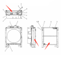 Hydraulic Oil Cooler LE05P00001S013 for Kobelco Excavator SK60-5