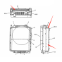 Hydraulic Oil Cooler LP05P00003S021 for Kobelco Excavator SK120-5 SK120LC-5
