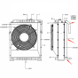 Hydraulic Oil Cooler LQ05PU0002S002 for Kobelco Excavator SK220-4 SK220LC-4 SK250-4 SK250LC-4 SK250NLC-4 SK270LC-4