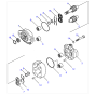 Hydraulic Pump 704-31-24110 7043124110 for Komatsu Wheel Loader 512 518 WA100-1 WA120-1 WA120-3 WA150-1