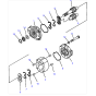 Hydraulic Pump 705-12-40010 7051240010 for Komatsu Wheel Loader WA450-1 WA470-1 WA500-1 558