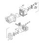 Hydraulic Pump 705-14-26540 7051426540 705-14-26530 7051426530 for Komatsu Wheel Loaders WA450-1 WA450-2 WA470-1 545