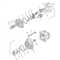 Hydraulic Pump 705-52-30190 7055230190 for Komatsu Wheel Loader WA350-1