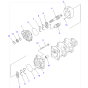 Hydraulic Pump 705-55-34160 7055534160 for Komatsu Wheel Loader WA320-3 WA300-3A