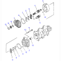Hydraulic Pump 705-55-34190 7055534190 for Komatsu Wheel Loader WA380-3 WA380-DZ-3