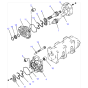 Hydraulic Pump 705-56-34100 7055634100 for Komatsu Wheel Loader 542 WA420-1 WA420-1LC