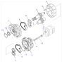 Hydraulic Pump 705-95-05140 7059505140 for Komatsu Dumper HD465-7R HD605-7R HD605-7E0 HD465-7E0
