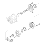 Hydraulic Transmission Pump 705-52-21250 7055221250 for Komatsu Grader GD555-5 GD565-5 GD575-5