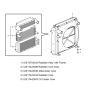 Hyrdraulic Oil Cooler VOE17442676 for Volvo Excavator EC200D EC210D