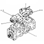 Kawasaki K3V63DTP Hydraulic pump 2437U412F1 2437U400F1 for Kobelco Excavator MD140C SK100-3 SK120-3 SK120LC-3 SK150LC-3 SK150LC-4 SK160LC-4