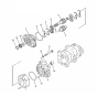 Loader and Steering Pump 705-56-34020 for Komatsu Wheel Loader WA400-1