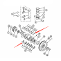 Main Bearing 8941170322 for Hitachi Excavator EX150 EX150LC-5 EX90 EX90-2 ZX120 ZX135US ZX160 ZX160W ZX180W