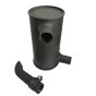 Muffler Silencer Split Type 6732-11-5570 6732115570 for Komatsu Excavator PC100-6 PC120-6 PC130-6 Engine S4D102E