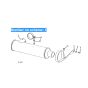 Muffler Silencer AH11014 for John Deere 303