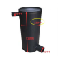 Muffler Silencer 162-6174 1626174  for Caterpillar Excavator CAT 307B Mitsubishi Engine 4M40