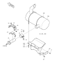 Muffler Silencer 203-00048A for Doosan Daewoo Excavator SOLAR 300LC-7A SOLAR 300LC-V SOLAR 300LL