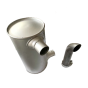 Muffler Silencer 6271-11-5230 6271115230 for Komatsu Excavator PC130-8