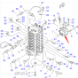 Pilot Valve 702-21-09230 7022109230 for Komatsu Excavator PC128US-2 PC128UU-2 PC130-7 PC138US-2 PC158US-2