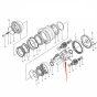 Planetary Carrier 116963 for Doosan Daewoo Excavator SOLAR 150LC-V SOLAR 155LC-V SOLAR 170-III SOLAR 170LC-V SOLAR 175LC-V