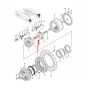 Planetary Carrier 2028797 for Hitachi Excavator EX120-2 EX120-3 EX120-5 EX130H-5 EX135UR