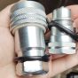 Poppet Male & Female Straight Coupler 6598757 6598758 for Bobcat 76 100 116 220 225 231 320 325 328