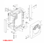 Radiator Ass'y 11E6-41011 11E6-41012 for Hyundai Excavator R130LC-3