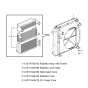 Radiator ASS'Y VOE14704243 VOE14704242 for Volvo Excavator EC200D EC210D