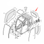 Rear Lower Glass 903-00075 for Doosan Daewoo Excavator DX140LC DX160LC DX170W DX180LC DX190W DX210W DX220AF
