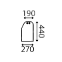 Righthand Rear Slider Glass 2903-1217 for Doosan Daewoo Excavator SOLAR 130LC-V SOLAR 220LC-V SOLAR 220LL SOLAR 220N-V SOLAR 290LC-V SOLAR 290LL SOLAR 330LC-V SOLAR 400LC-V