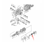 Shaft 2441U995S102 for Kobelco Excavator SK100 SK100L SK115SRDZ SK115SRDZ-1E SK135SR SK135SR-1E SK135SRL SK135SRL-1E SK135SRLC SK135SRLC-1E SK150LC-3 SK150LC-4 SK160LC-4