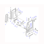 Side Door Assy 205-54-00270 205-54-00271 205-54-00272 205-54-00273 205-54-00274 for Komatsu Excavator PC60-5 PC650-3 PC80-3 PF3-1 PF5-1 PW100-3 PW200-1 PW210-1