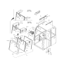 Side Door Assy 622-00263 622-00263A 622-00263B for Doosan Daewoo Excavator B55W-1 SOLAR 55W-V PLUS