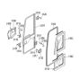 Side Door Assy XJDH-02666 XJDH02666 for Hyundai Excavator R28-7 R35-7 R75-7