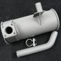 Silencer Muffler 11MH-20310 11MH-20010 for Hyundai Excavator R35Z-7 R35Z-7A R35Z-9