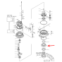 Swing Motor Bearing 22U-26-21340 for Komatsu PC200-7 PC210-7K PC228US-3 PC230NHD-7K PW200-7 PW220-7K Excavator
