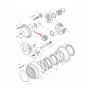 Swing Motor Sun Gear 132985 for Doosan Daewoo Excavator SOLAR 280LC-III SOLAR 290LC-V SOLAR 290LL SOLAR 300LL SOLAR 330-III SOLAR 330LC-V SOLAR 340LC-V