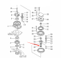 Swing Sun Gear 20Y-26-21210 for Komatsu Excavator PC200-6 PC210-6 PC220-6 PC228UU-1-TN PC230-6 PC240-6K