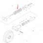 Tension Cylinder Spring 81M5-56070 81M556070 for Hyundai Excavator R55-3 R55-7 R55-9 R60-9S