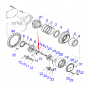 Travel Motor 2ND Sun Gear 20Y-27-22130 for Komatsu Excavator HB205-1 PC100L-6 PC160LC-7 PC200-6 PC200-7 PC200-8