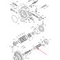Travel Motor Drive Shaft K9002261A for Doosan Daewoo DX225LL DX300LC DX340LC DX350LC DX380LC